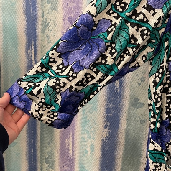 Gorgeous long vintage Blazer, size 14 - Picture 8 of 12